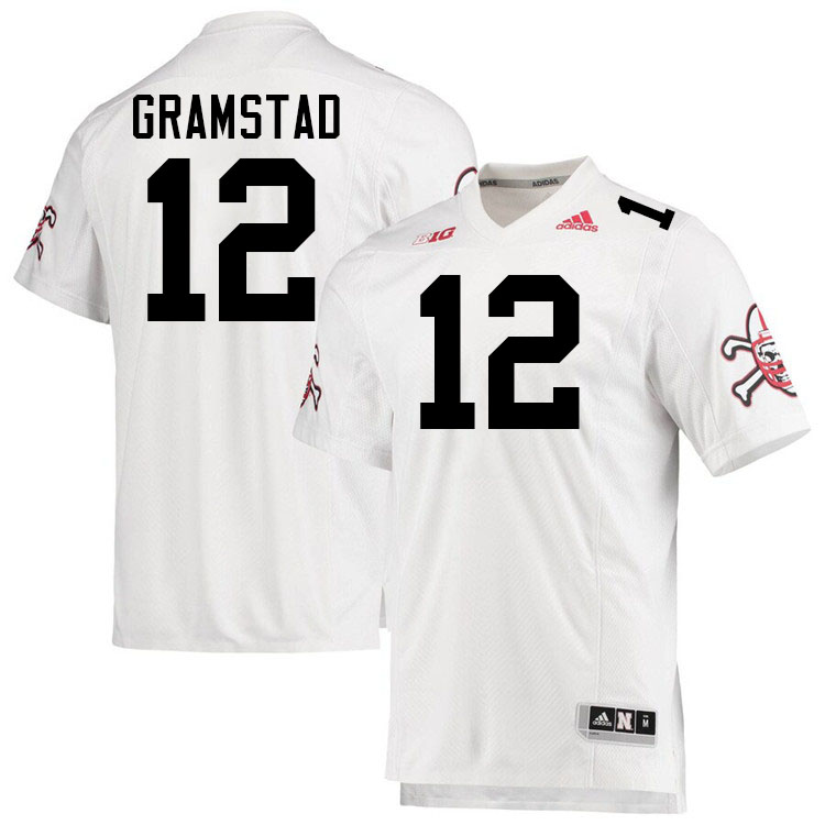#12 Jalyn Gramstad Nebraska Jersey,Nebraska Cornhuskers Football Uniforms,Jersey-White #12 Jalyn Gramstad Nebraska Jersey,Nebraska Cornhuskers Football Uniforms,Jersey-White